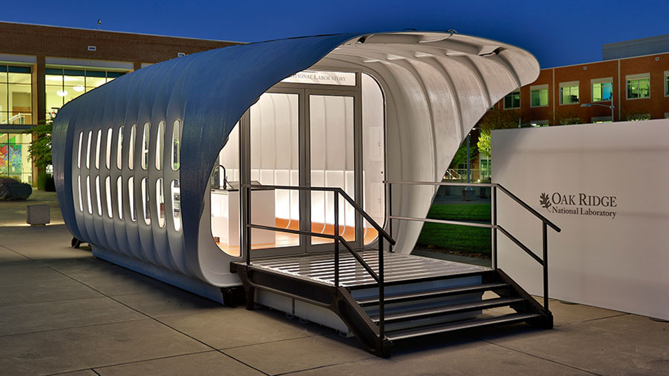 sustainable 3d printed home gets energy from companion car amie 1 0 som 0010