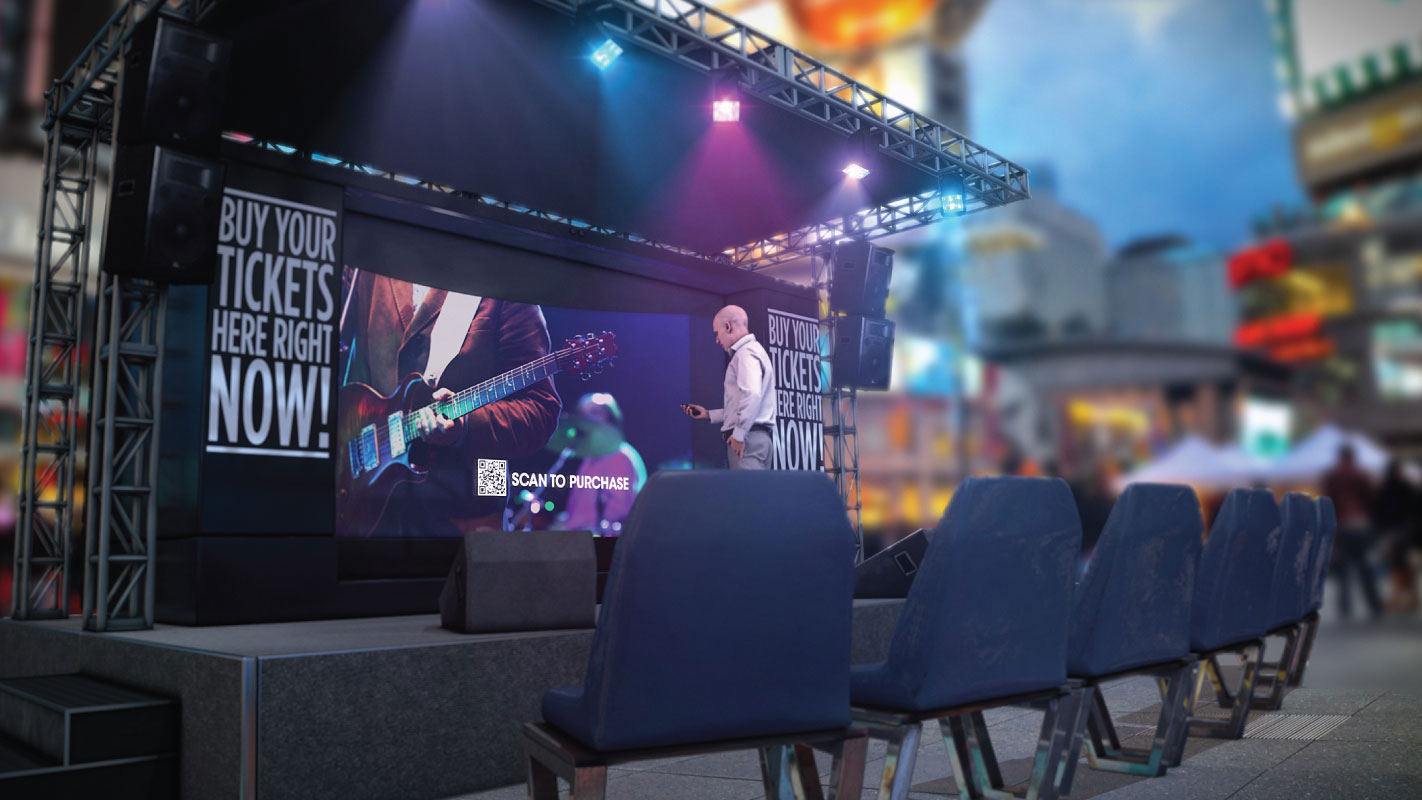 humagrams are interactive holograms you can talk to arht media concert booth display lg