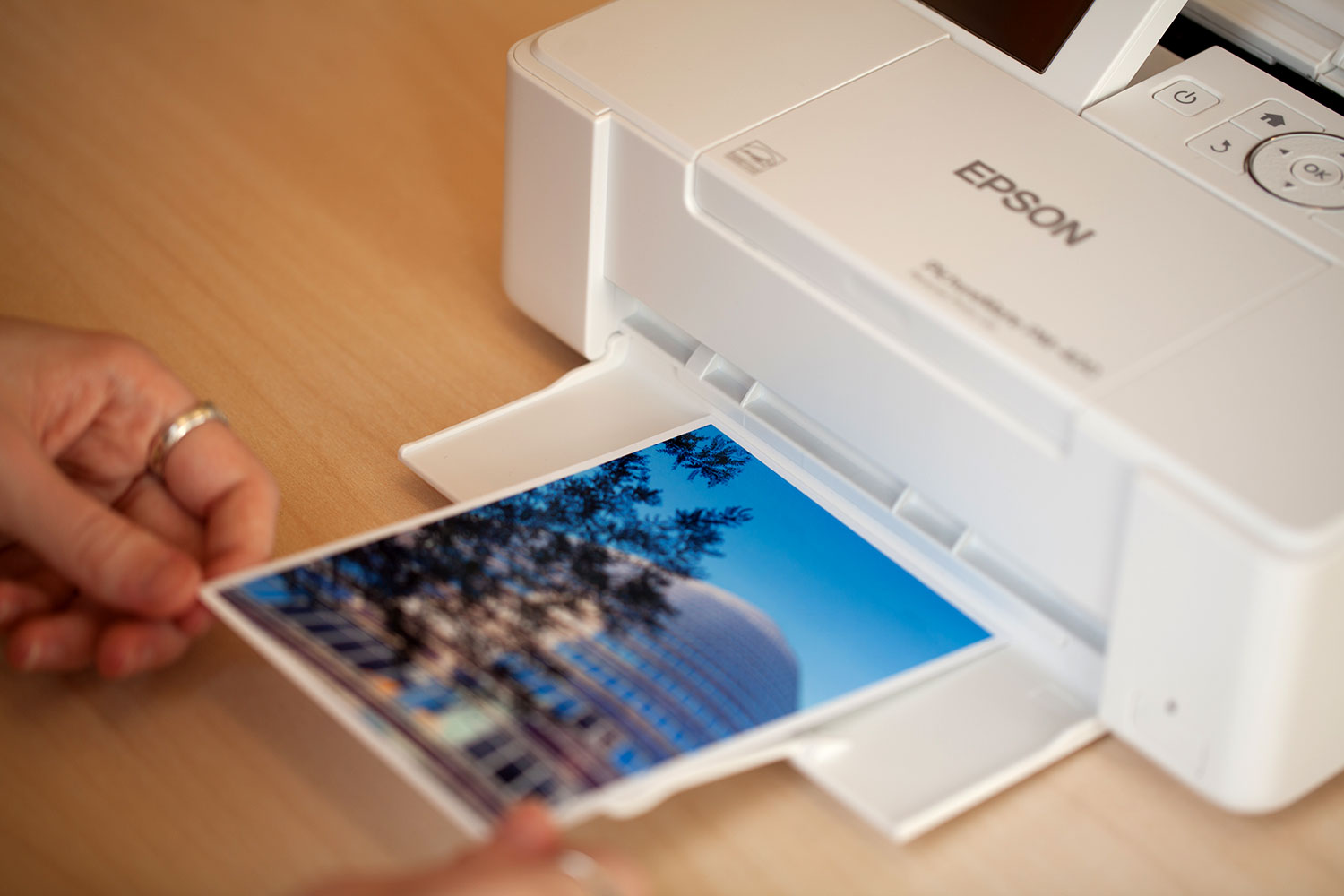 Epson PictureMate PM-400 Wireless Compact Color Photo Printer Renewed 