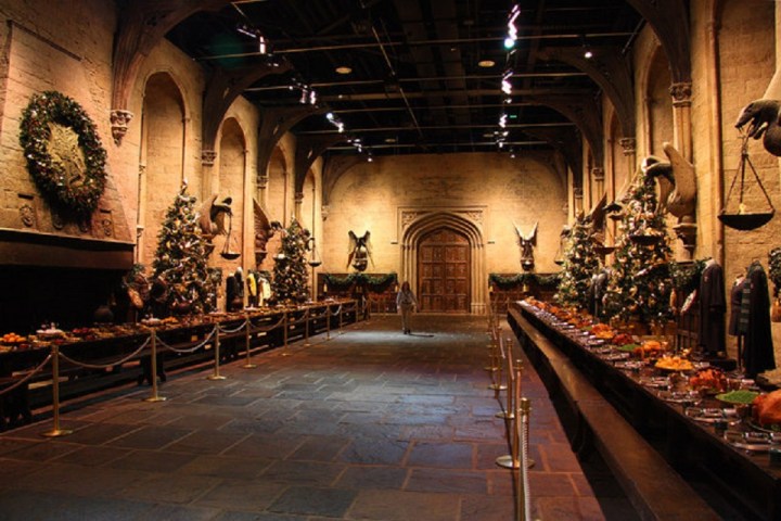 harry potter christmas dinner hogwarts big