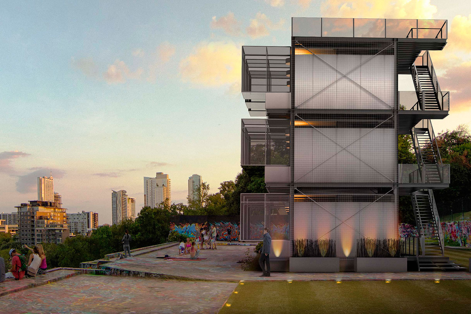 kasita is a tiny apartment that moves between cities austin downtown