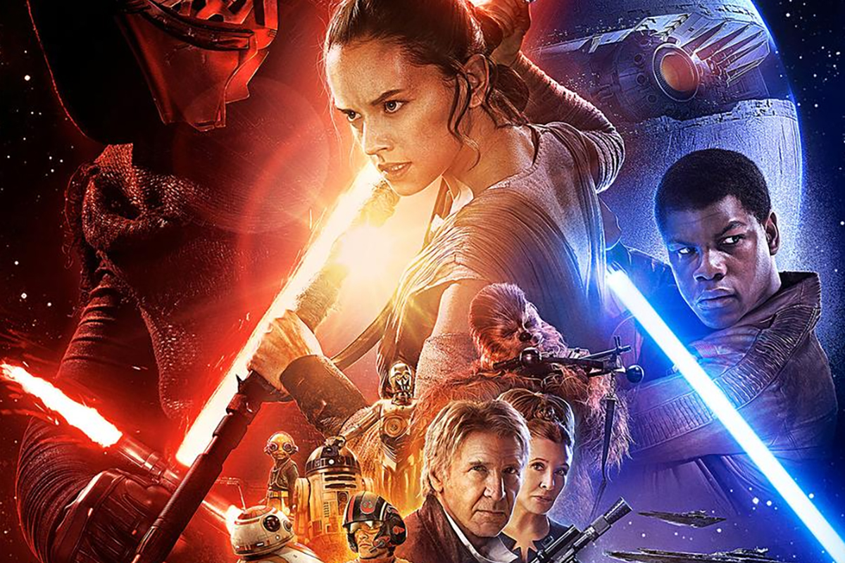 star wars the force awakens end credits shot