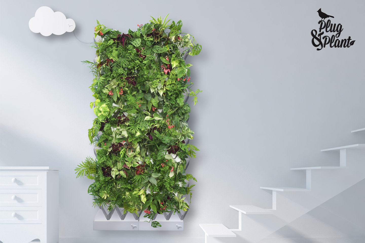 plug and plant is an easy to grow vertical garden green 007