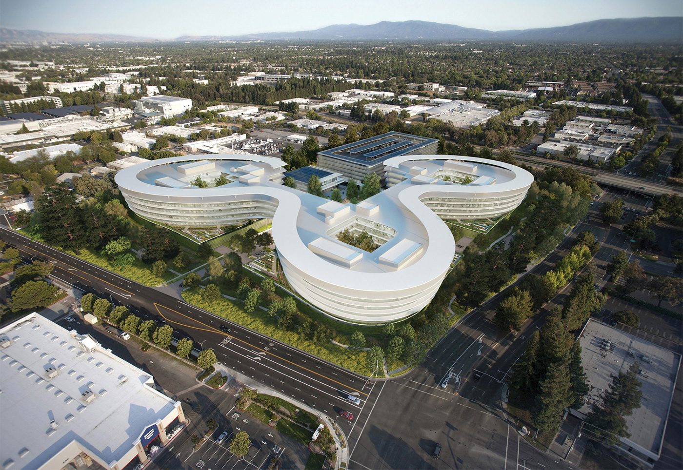 apple planning for second spaceship campus in silicon valley 1