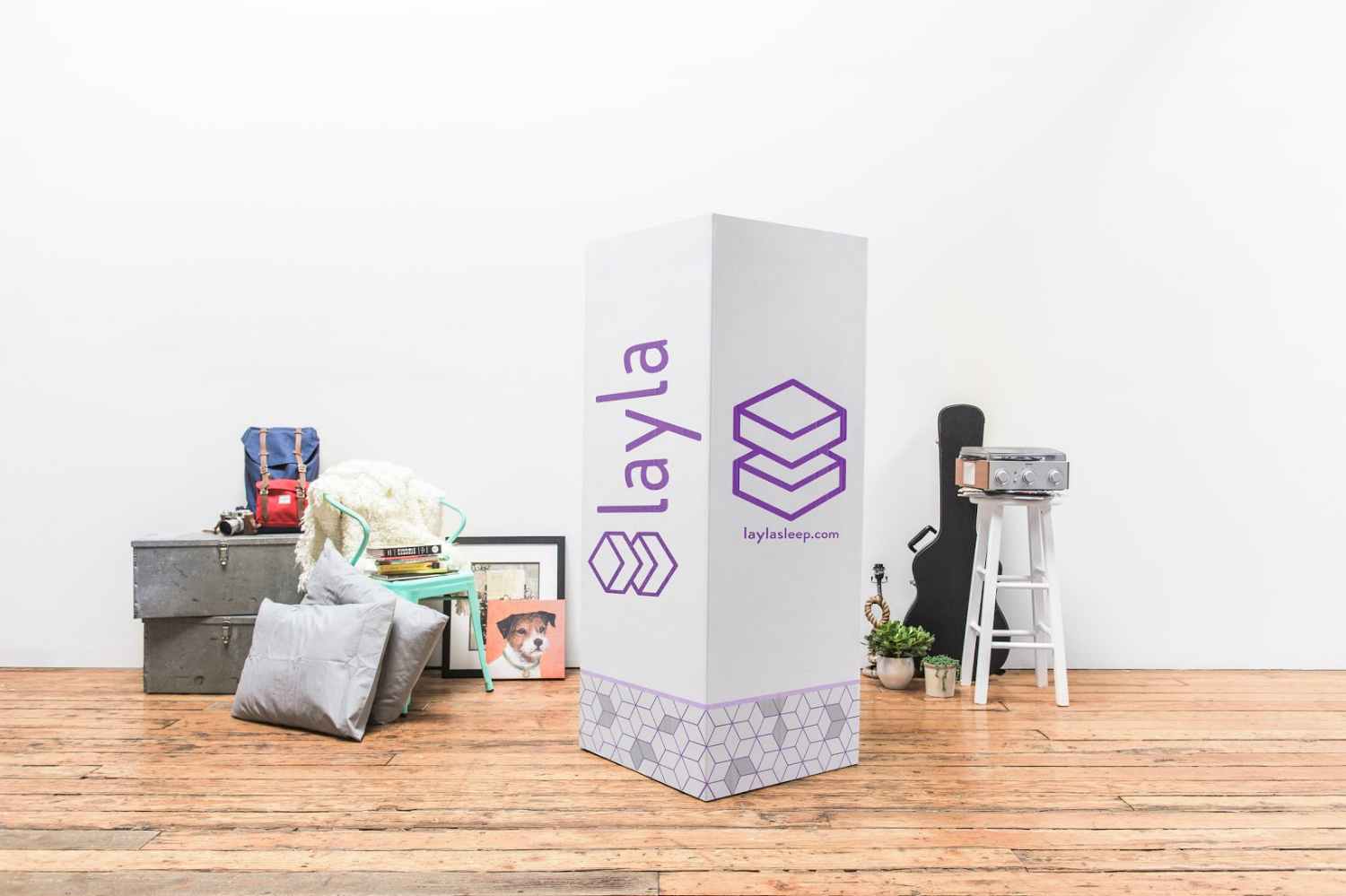layla launches its mattress delivery kickstarter matress box
