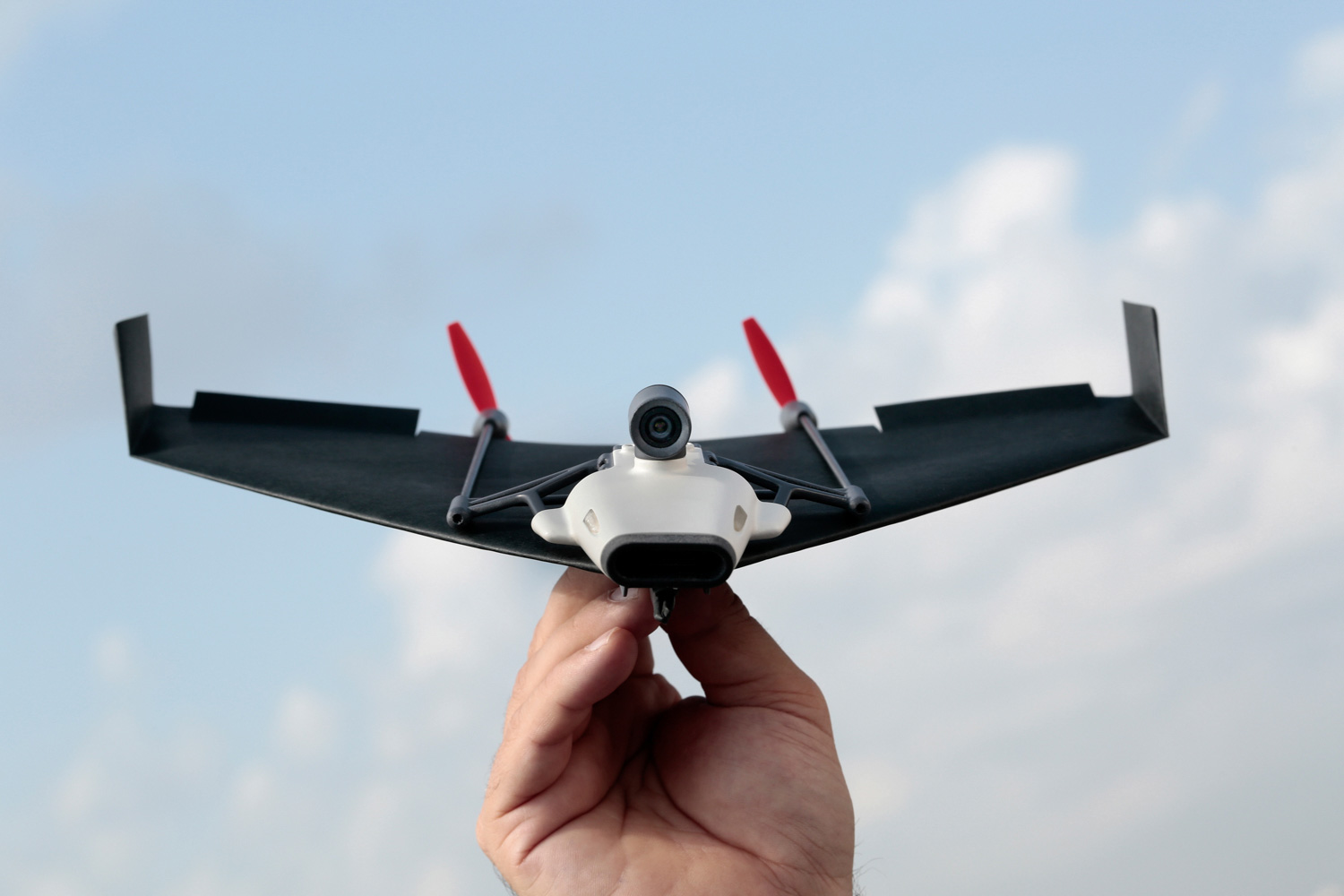 paper airplane drone kickstarter powerup front pic