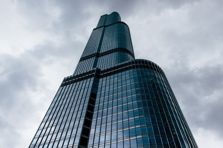 trump tower cloudy