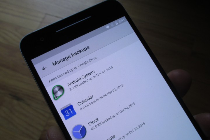android marshmallow auto backup apps manage backups