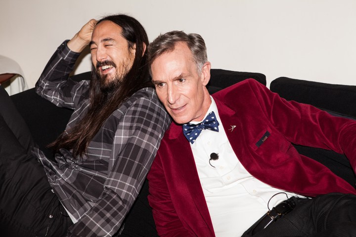 bill nye to collaborate with producer steve aoki