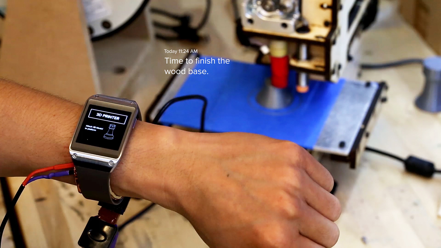 em sense smart watch wearable customizes experience identifies objects disney emsense 3dprinter