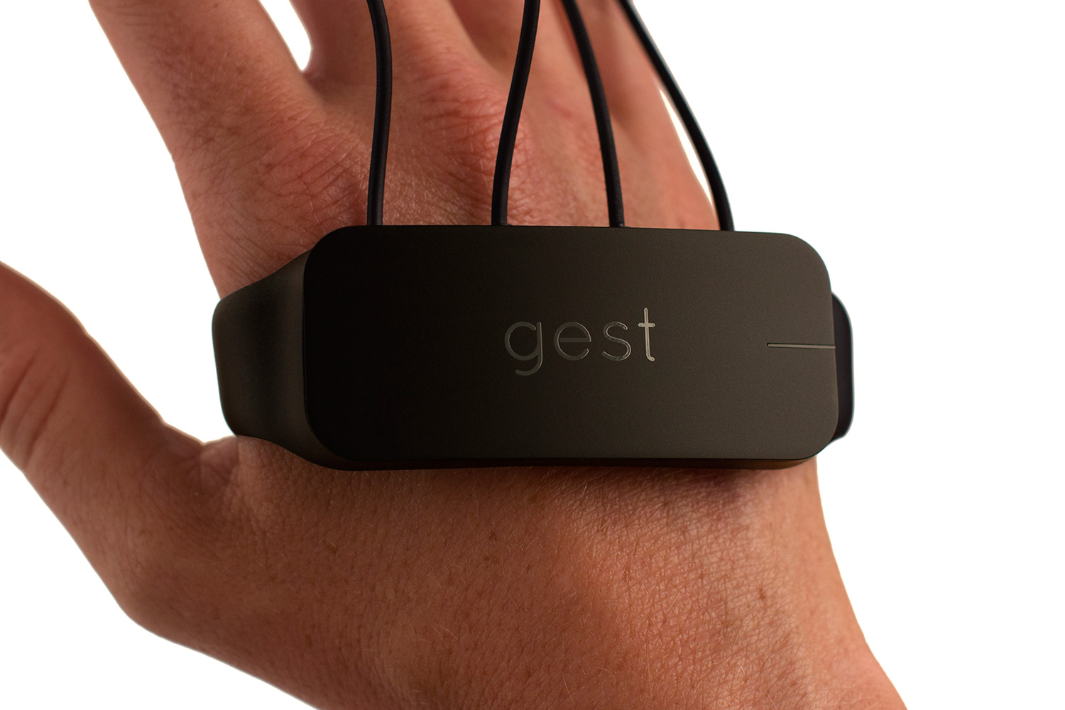 gest gesture sensing glove kickstarter black close