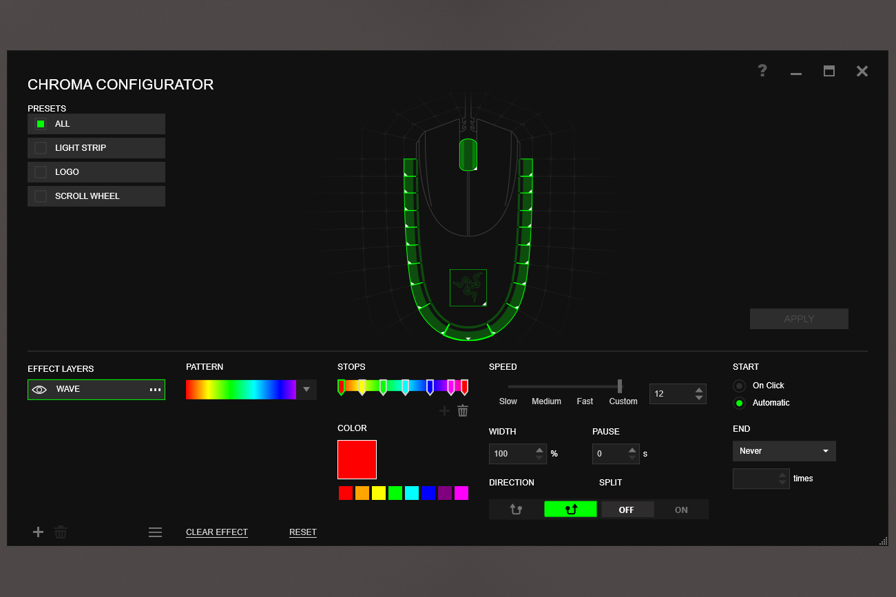 Razer Diamondback Screenshot