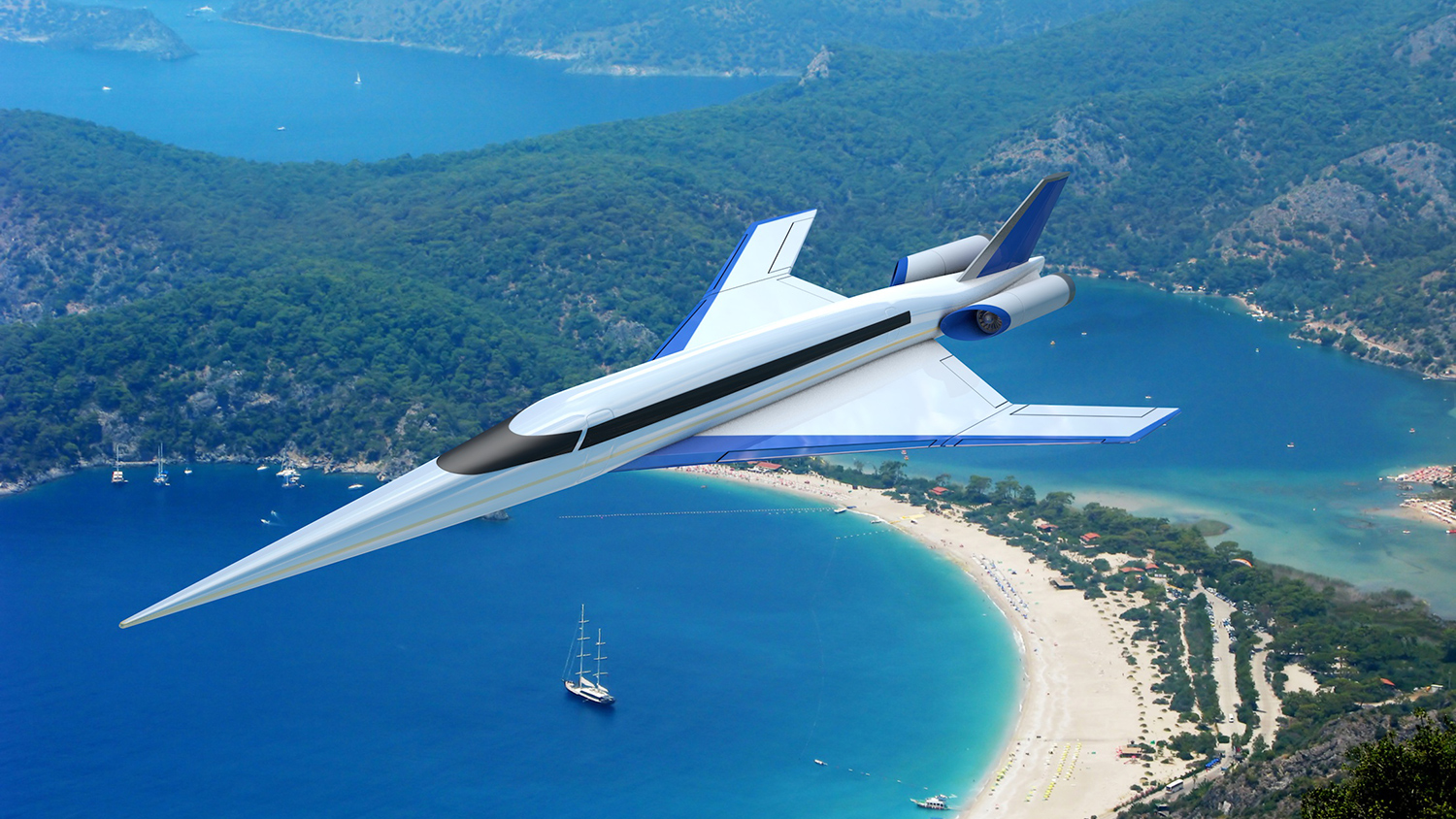 high speed concepts that could mark the return of supersonic travel spike s 512 beach 2