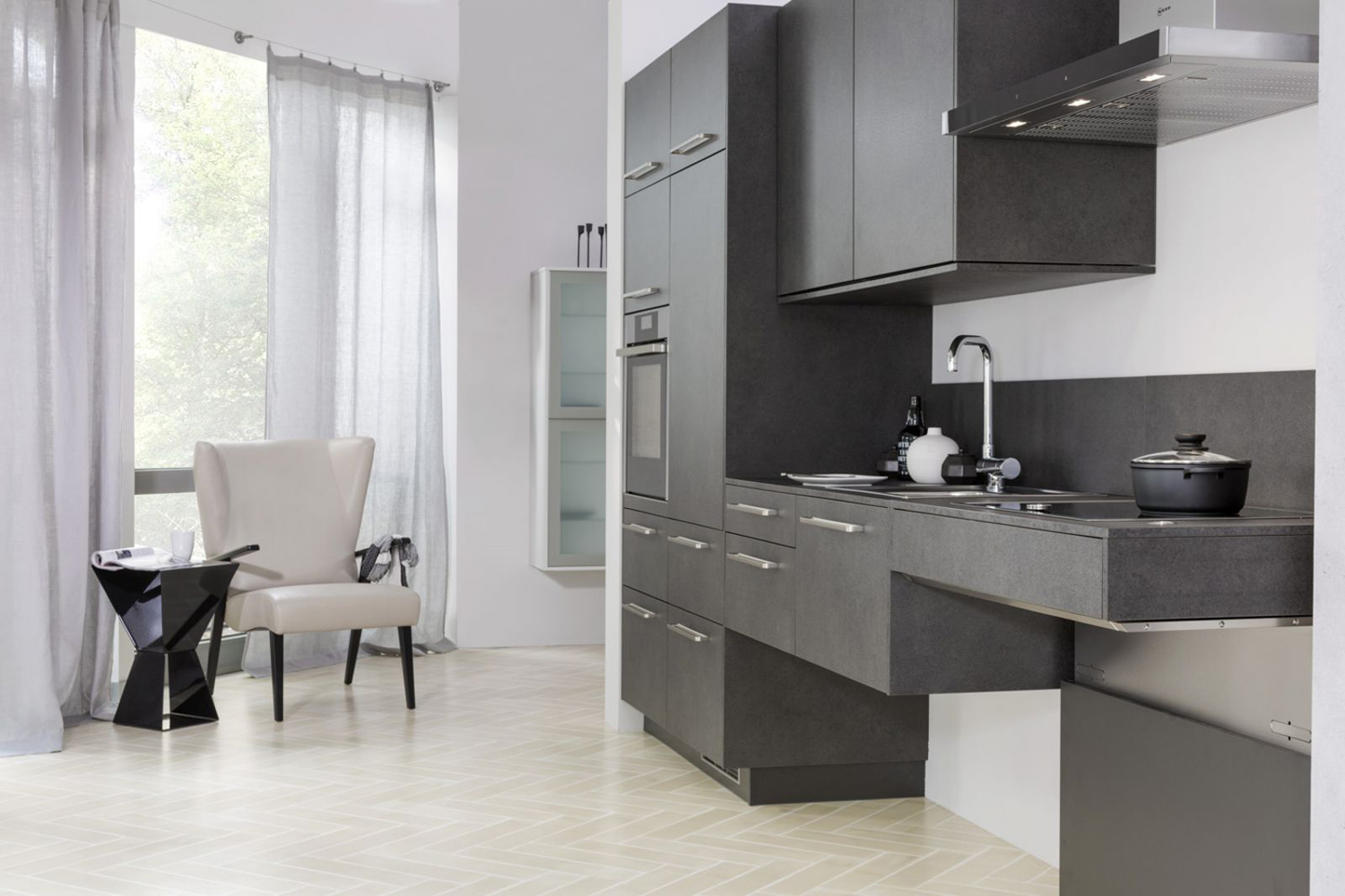 tielsa makes height adjustable counters for kitchens lamina