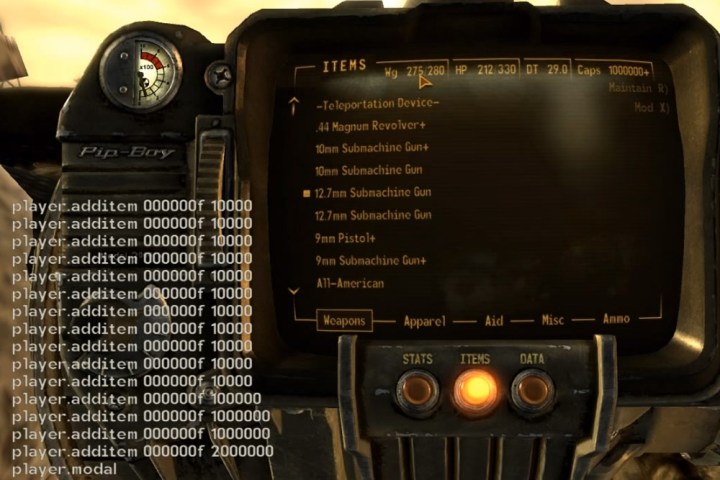 warning fallout 4 console commands can wreck save file falloutconsole