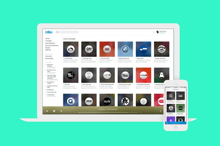 rdio subscriptions cancelled transition to free label stations