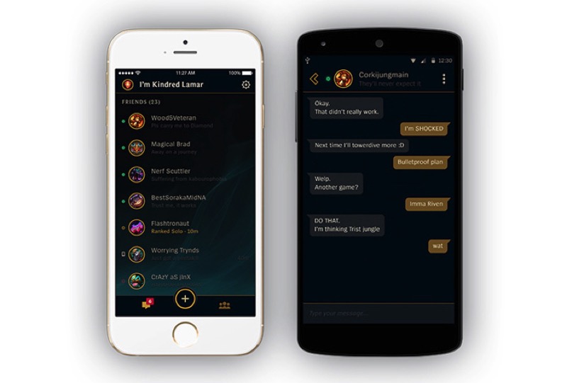 Design @ Riot: The League Friends Mobile App