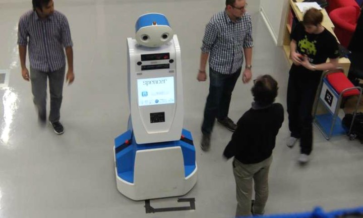 spencer the airport robot will help you catch your flight