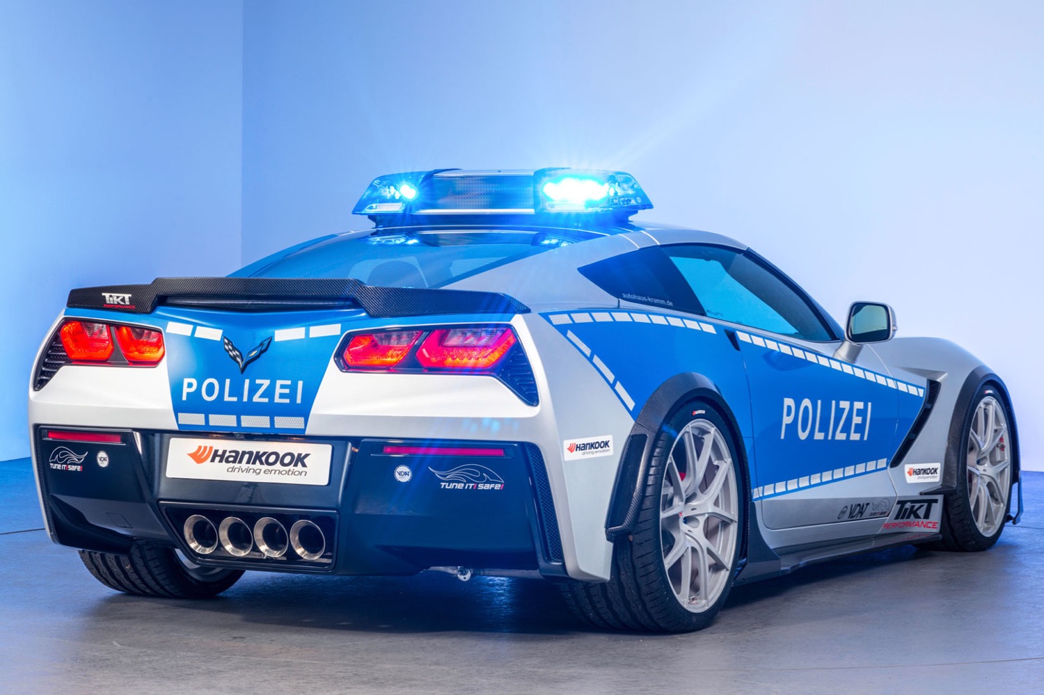 Chevrolet Corvette German police car