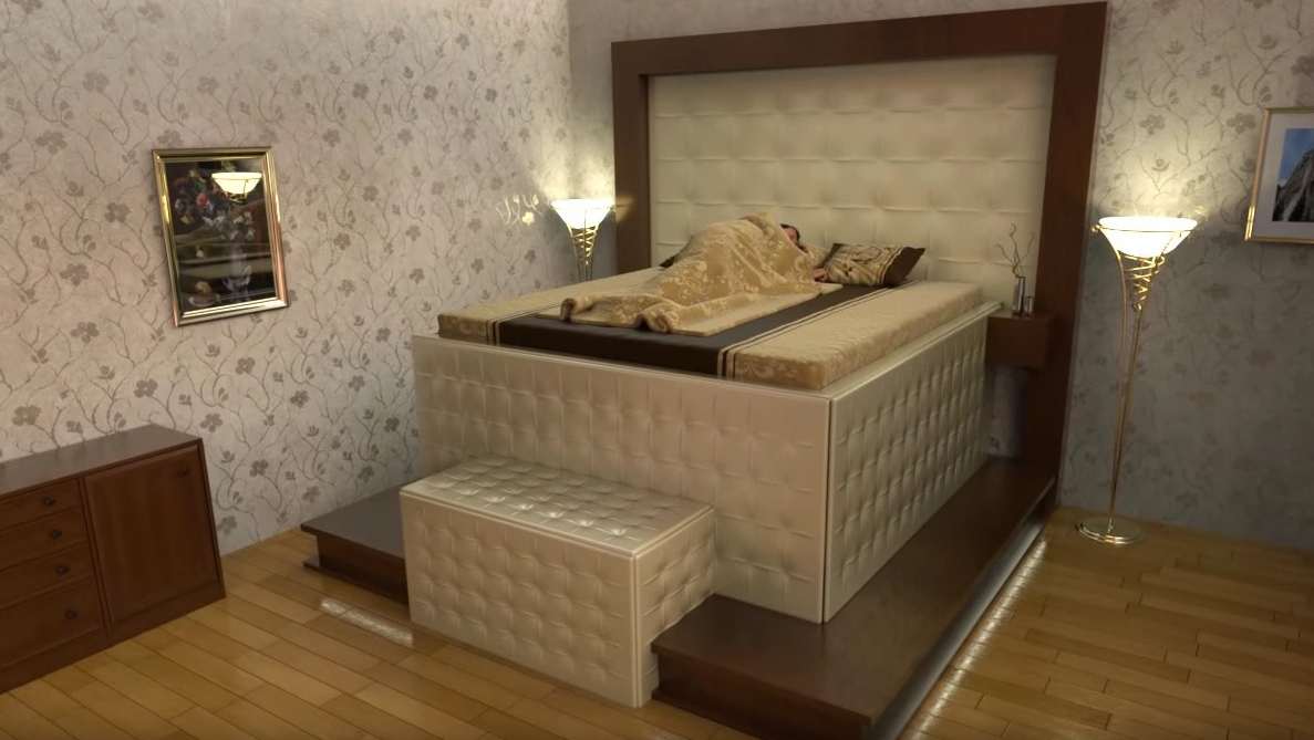 this earthquake proof bed drops you out of harms way dahir semenov 0011
