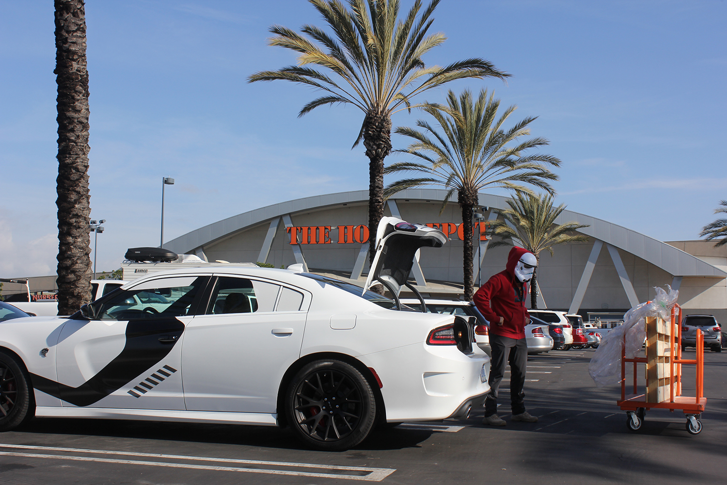 stormtroopers day off putting the galaxy on hold to enjoy dodges charger srt hellcat dodge stormtrooper 0788