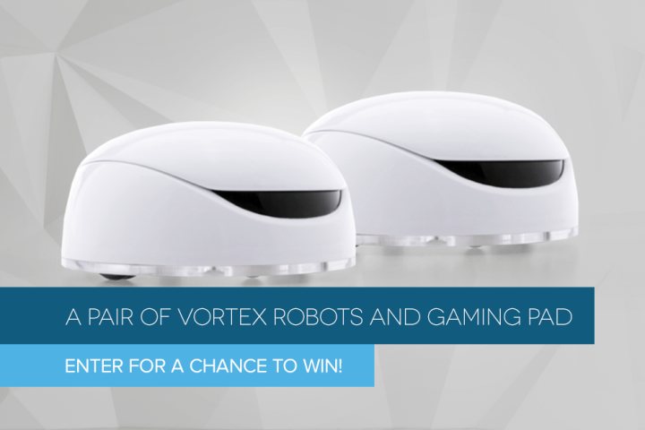 dt giveaway vortex 2 robots and gaming pad header