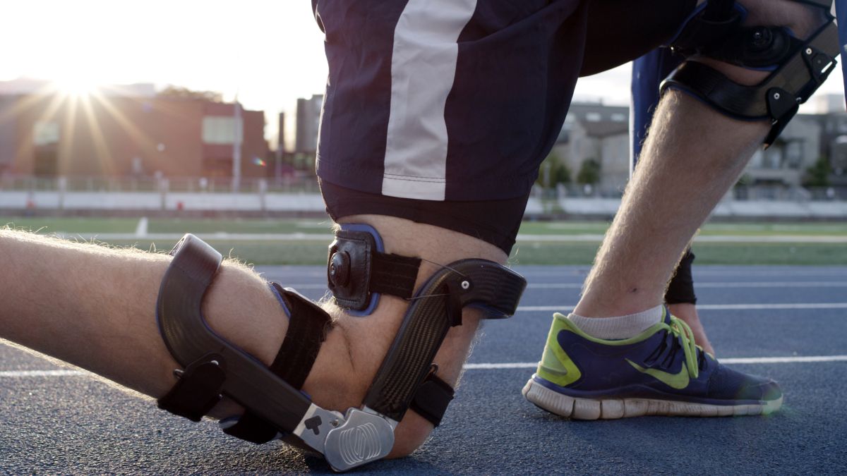 world first bionic knee brace levitation