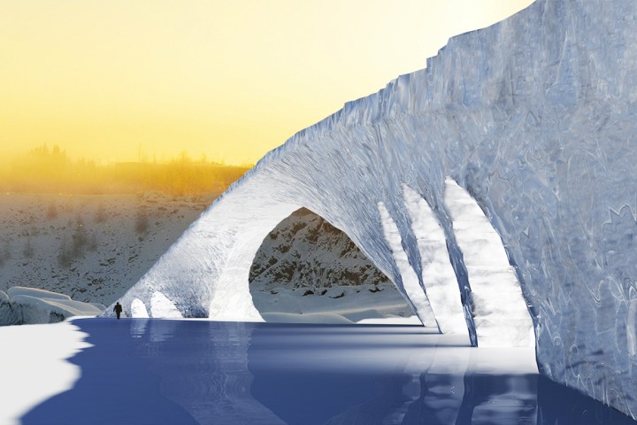 worlds longest ice bridge finland da vinci