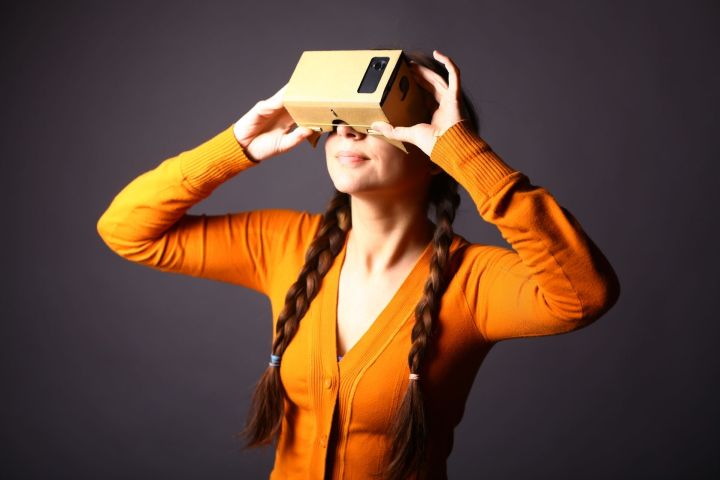 report youths want vr virtual reality cardboard orange