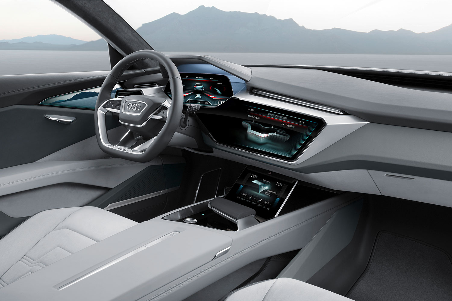 audi previews future interior concepts ces virtual dashboard a159001 large
