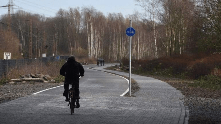 Bicycle Autobahn German roadway exclusive for cyclists