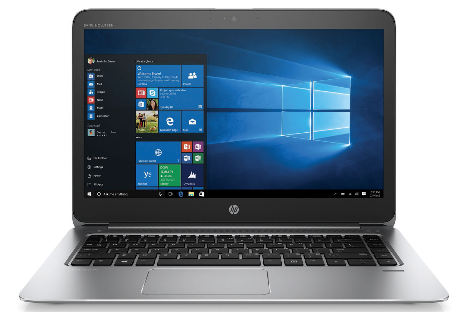 hps new elitebook folio is a half inch thick laptop with 4k display hp 1040 g3 hp20150916653
