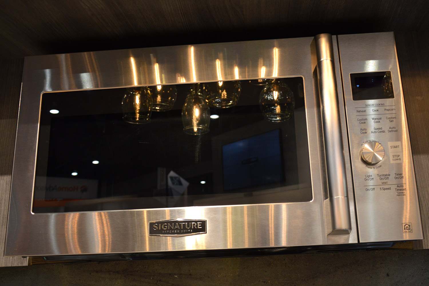 signature is a luxury smart appliance brand from lg kitchen suite over the range microwave oven 0367