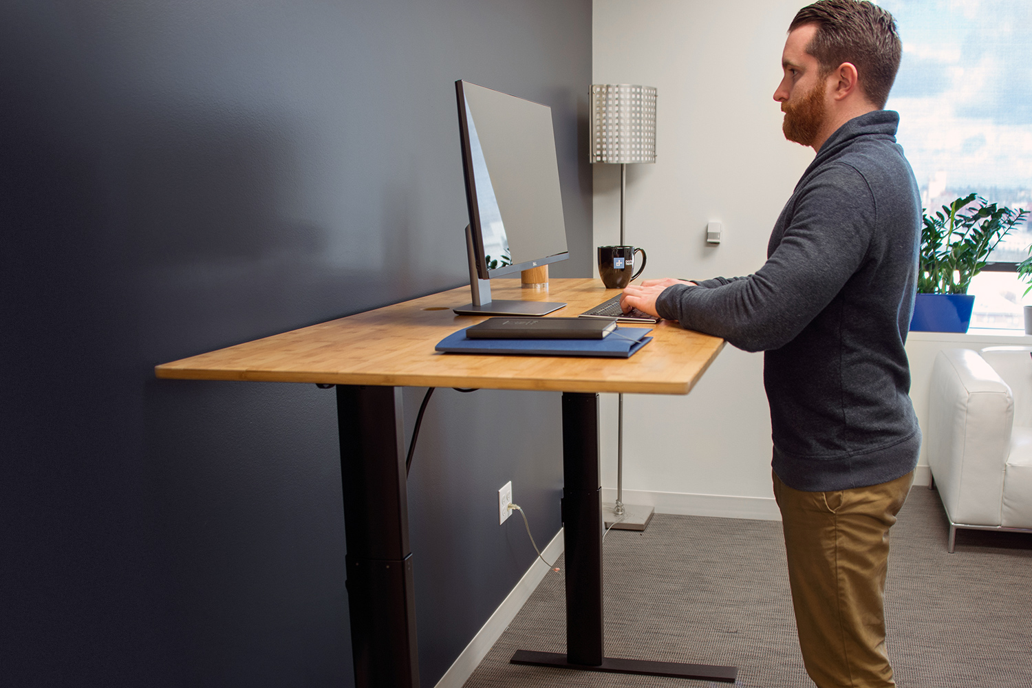 Corsair's first standing desk is designed for gaming, streaming
