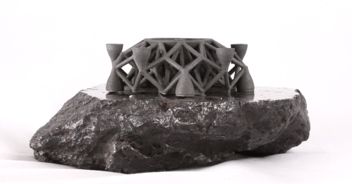 planetary resources alien metal 3d printed object planetaryresources 3dsystems meteorite2 low