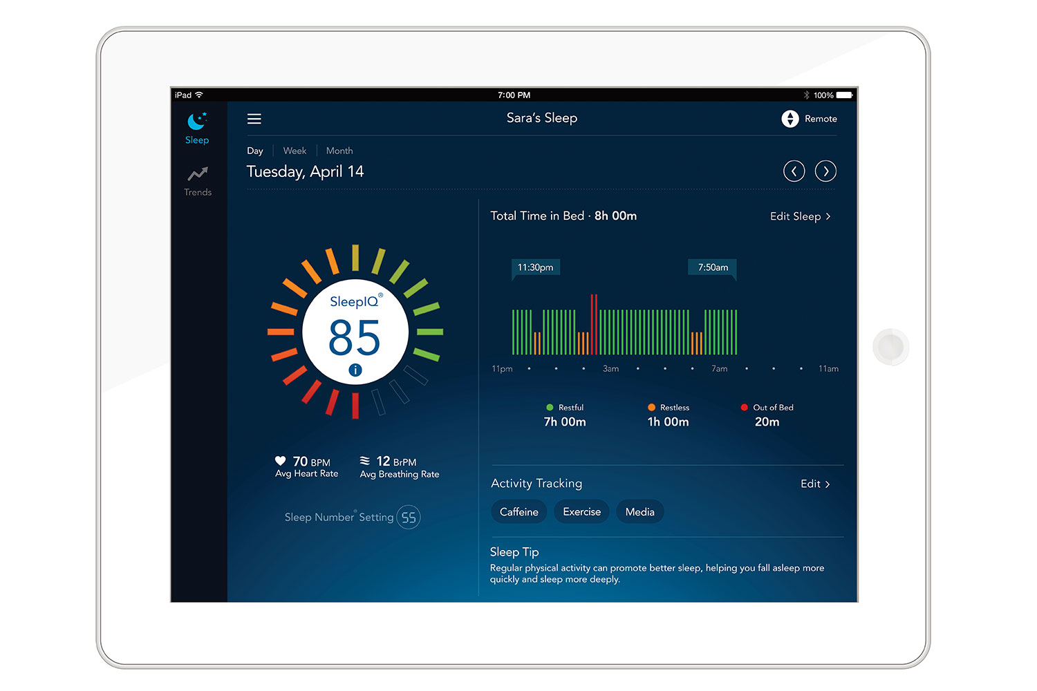 sleep number introduces the it bed at ces 2016 ipad adultdaily 1505 01