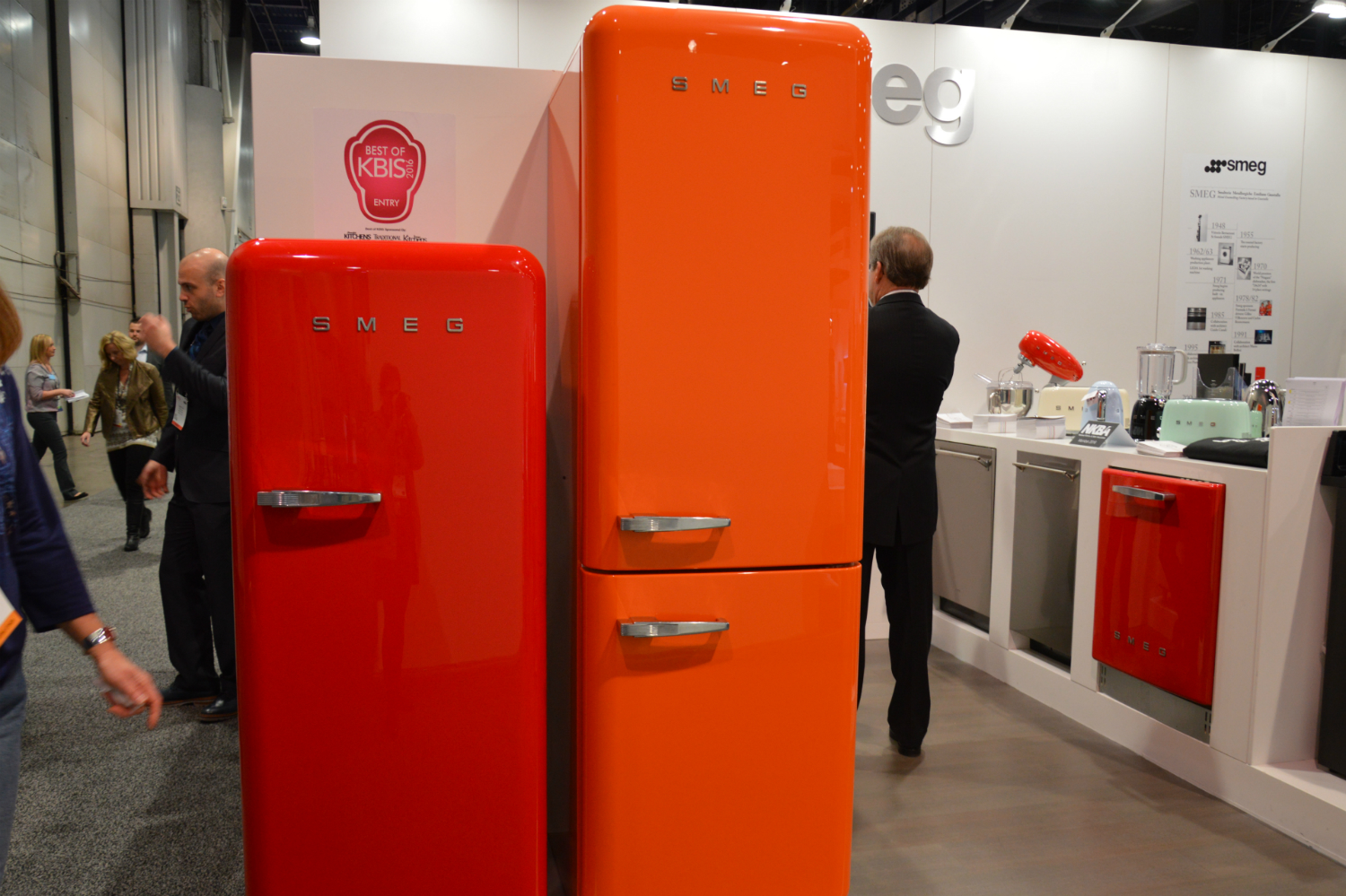 smeg introduces a retro dishwasher and bigger fridge