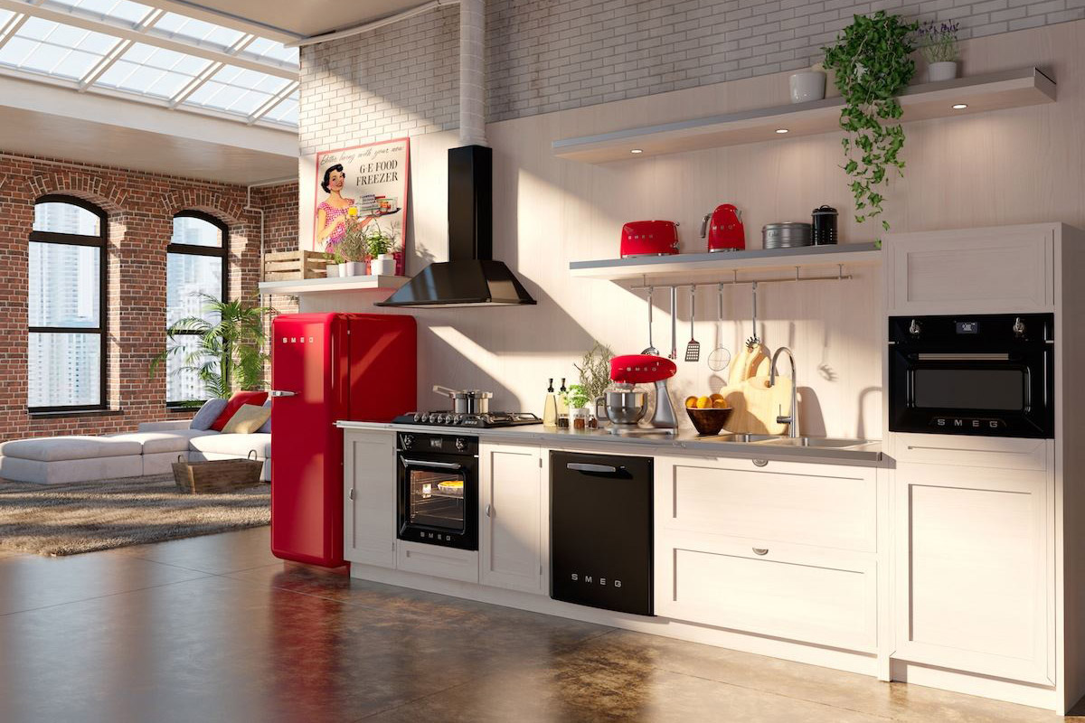 smeg introduces a retro dishwasher and bigger fridge  50s style 6
