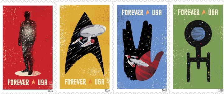 USPS Star Trek Stamps
