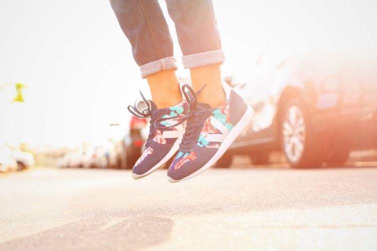 Veja sustainable sneakers - color print