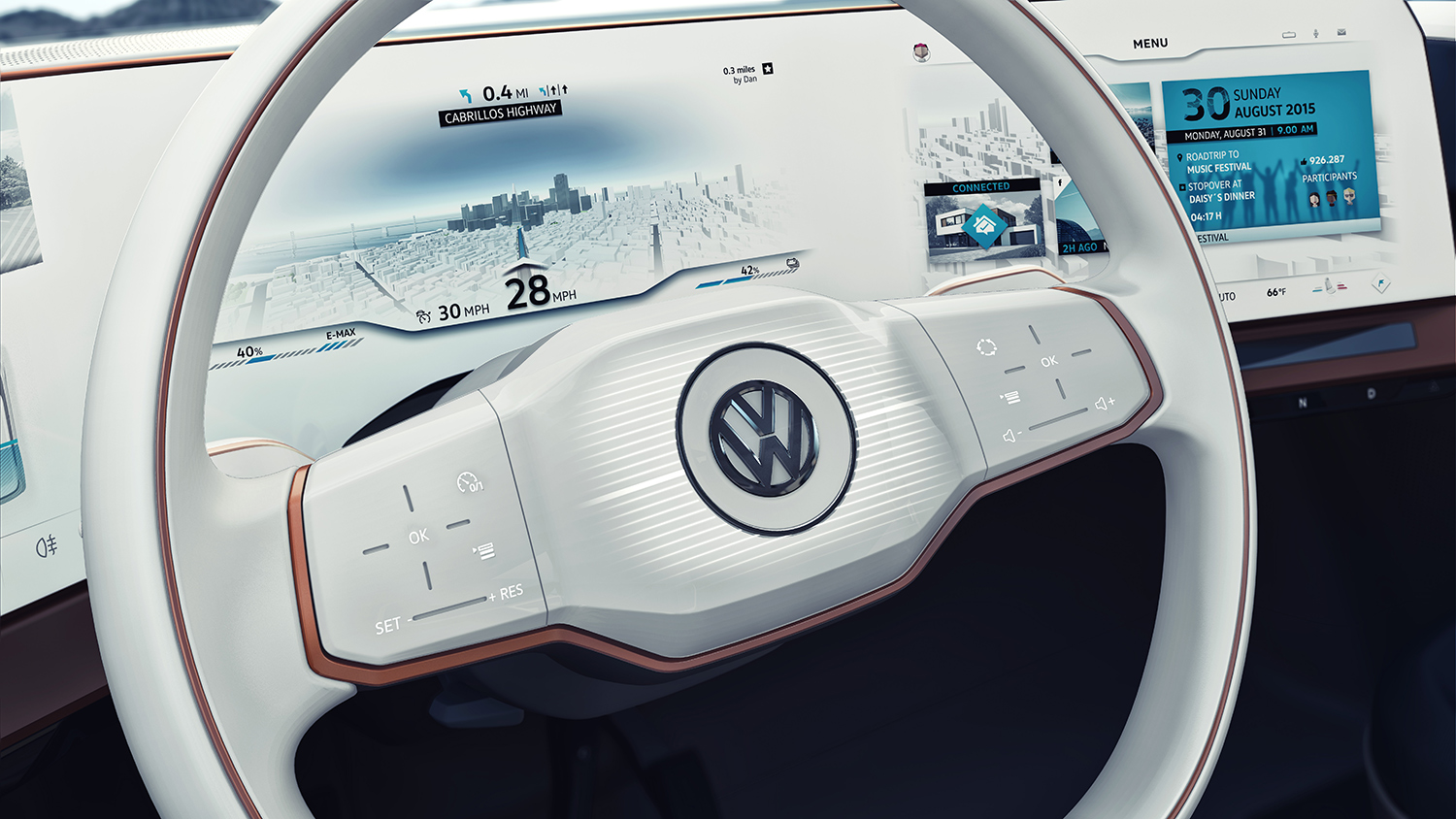 Volkswagen Budd-e concept vehicle