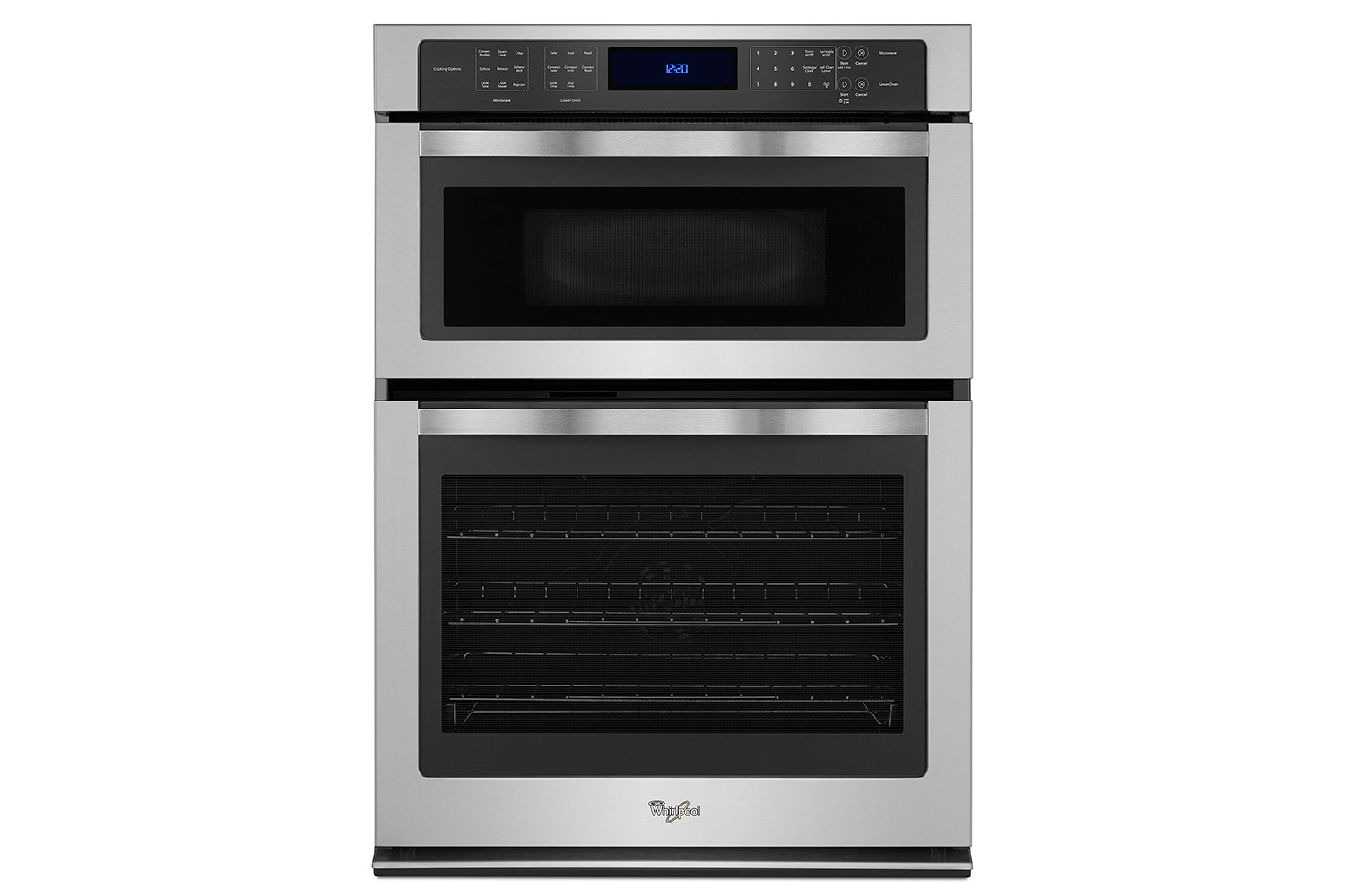 whirlpools smart appliances work with nest and amazon dash whirlpool 6 4 cu  ft combination wall oven p150072 3z
