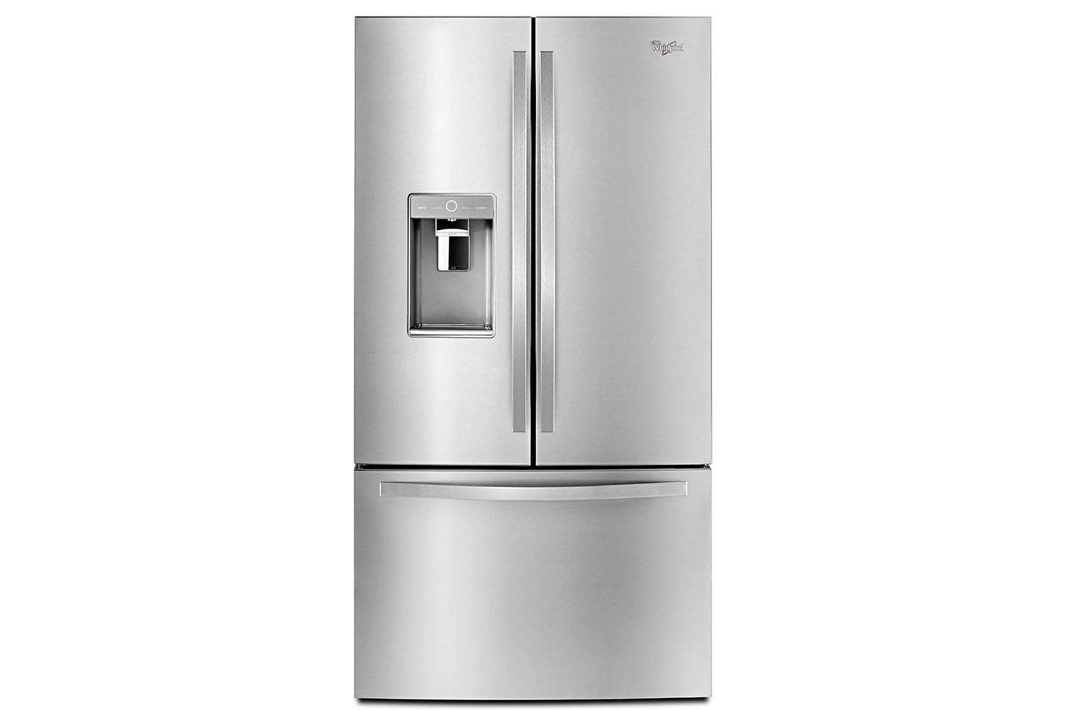 whirlpools smart appliances work with nest and amazon dash whirlpool pantry inspired french door refrigerator p150437 1z