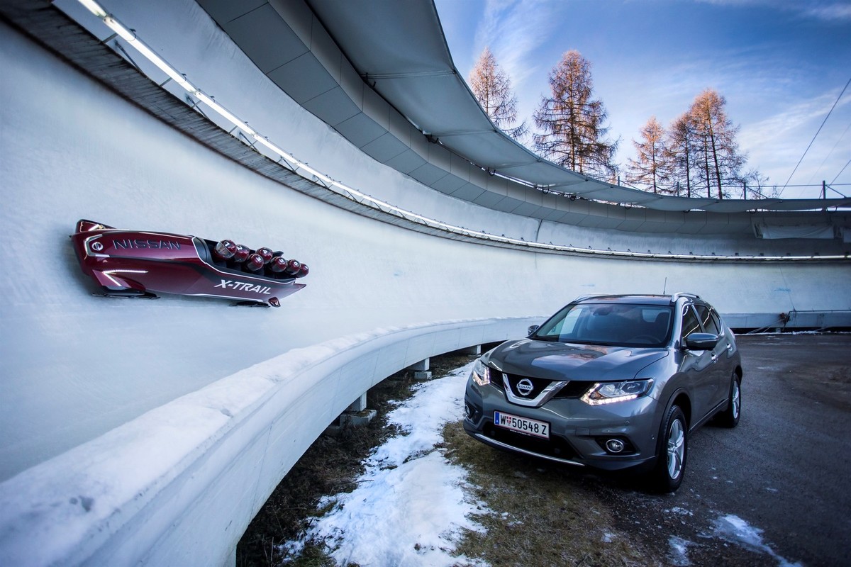 nissan x trail bobsleigh worlds first seven seat bobsled andrewh00