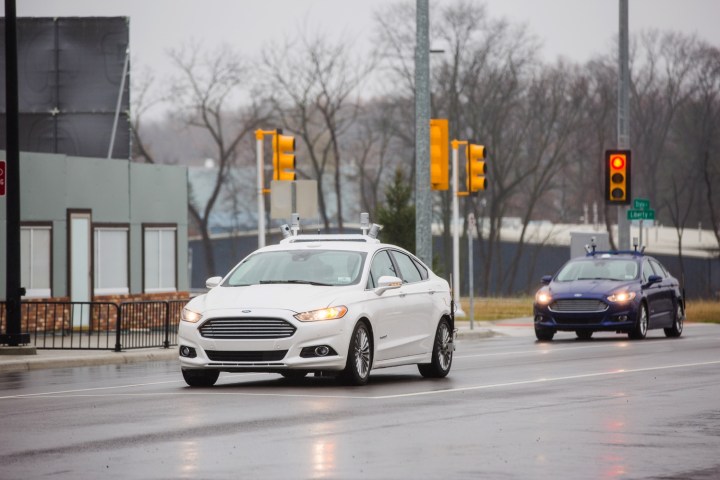 Ford Fusion Hybrid autonomous research vehicles