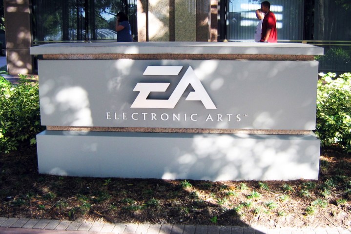 ea motive action game three years away electronic arts sign logo building hq headquarters