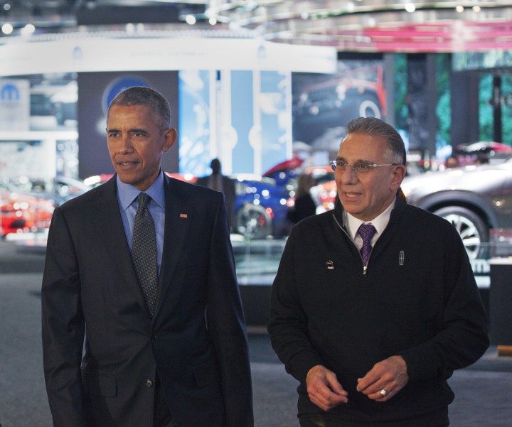 President Obama with NAIAS Chairman Paul Sabatini