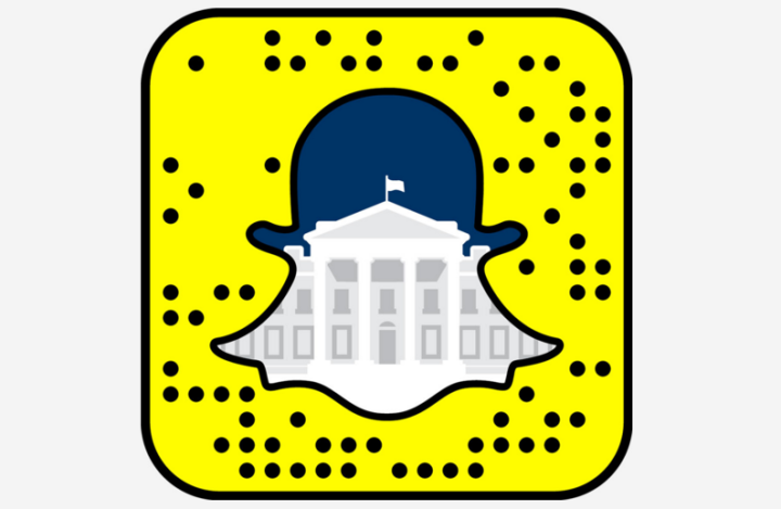 white house joins snapchat