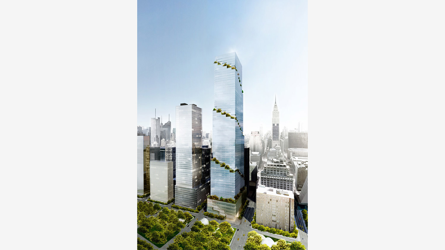 nyc skyscraper brings high line indoors bjarke ingels group the spiral 0013