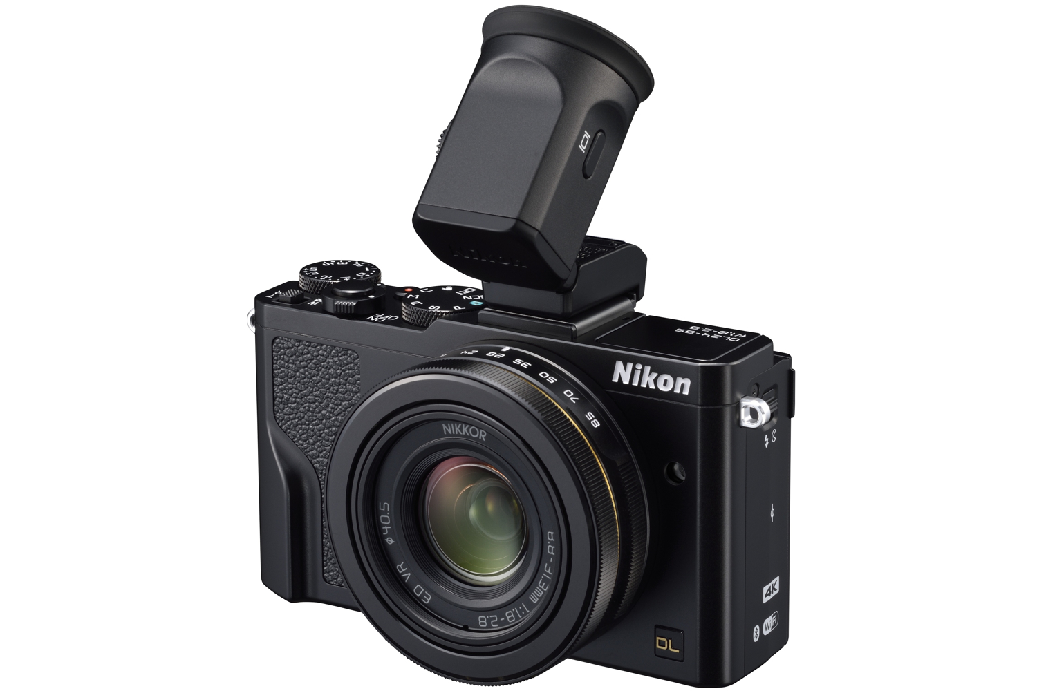 nikon dl series premium cameras dl24 85 bk df e1 2